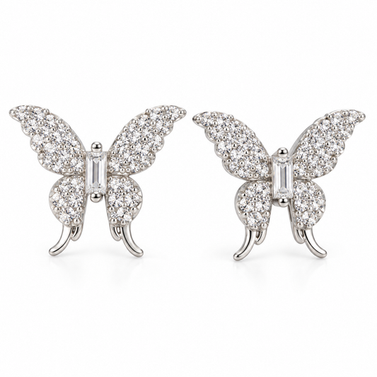 Flutter Butterfly Stud Earrings