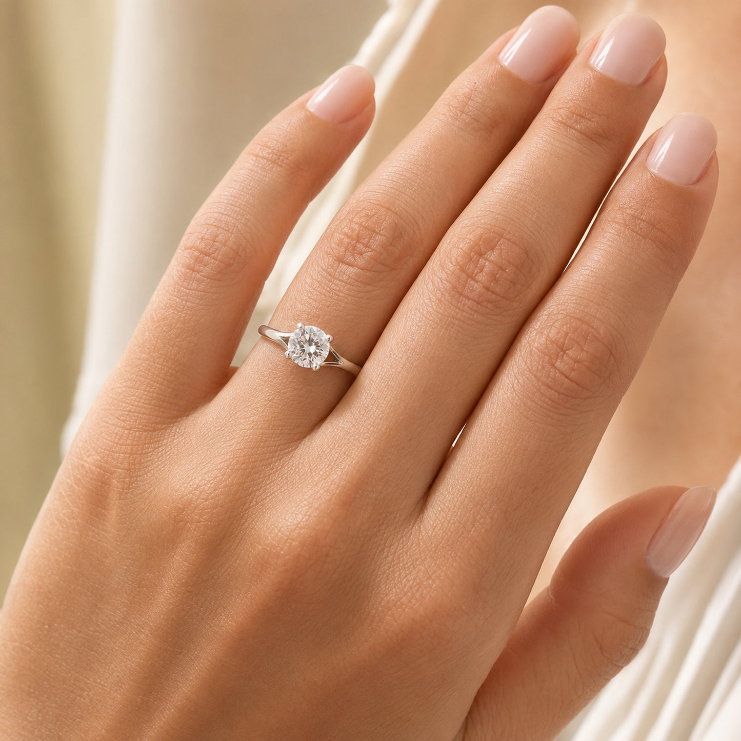 Classic Round Solitaire Ring