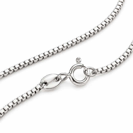 Silver Men’s Box Chain