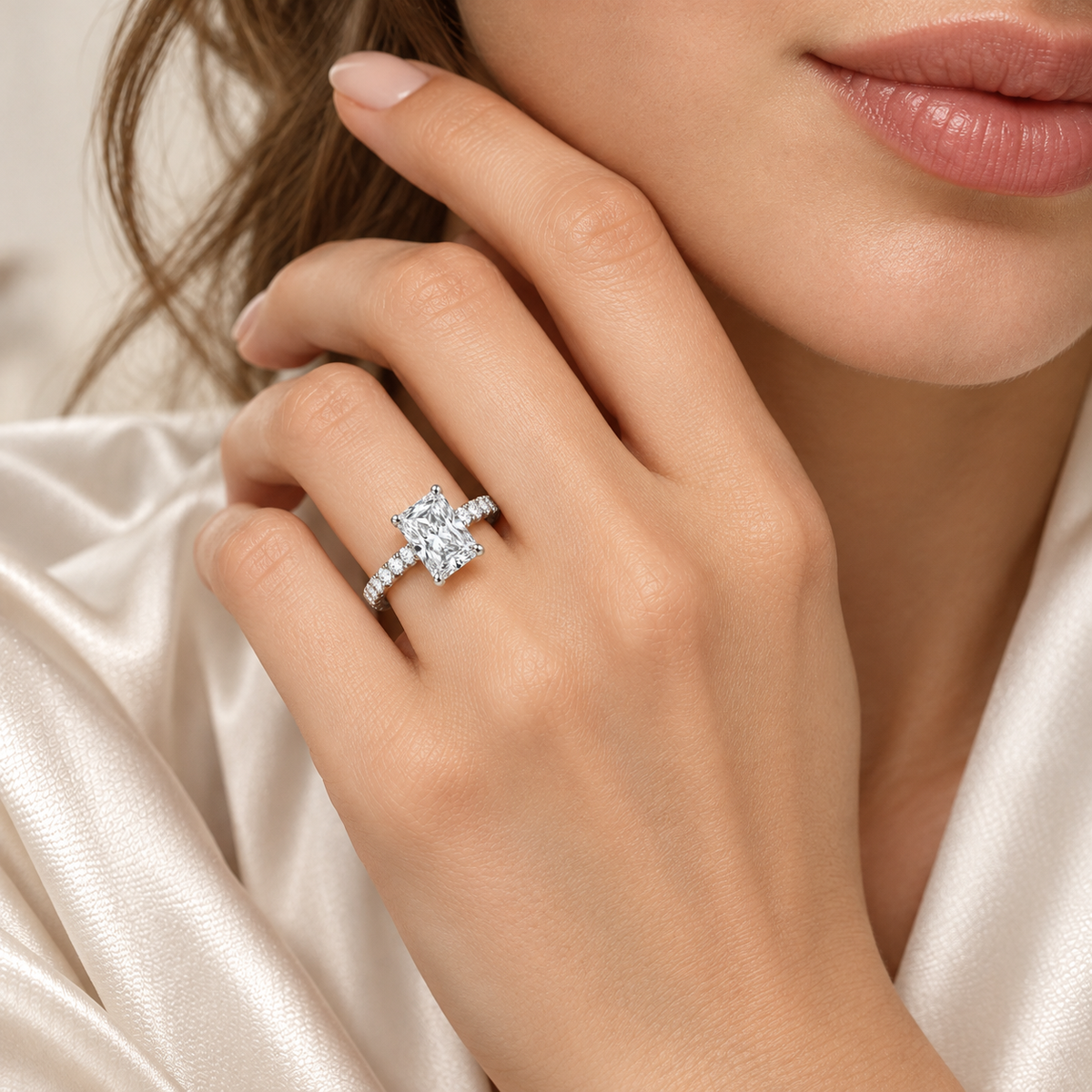 Radiant Cut Solitaire Ring