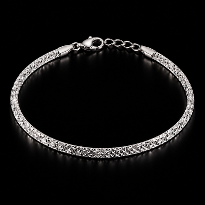 Men’s Silver Snake Bracelet