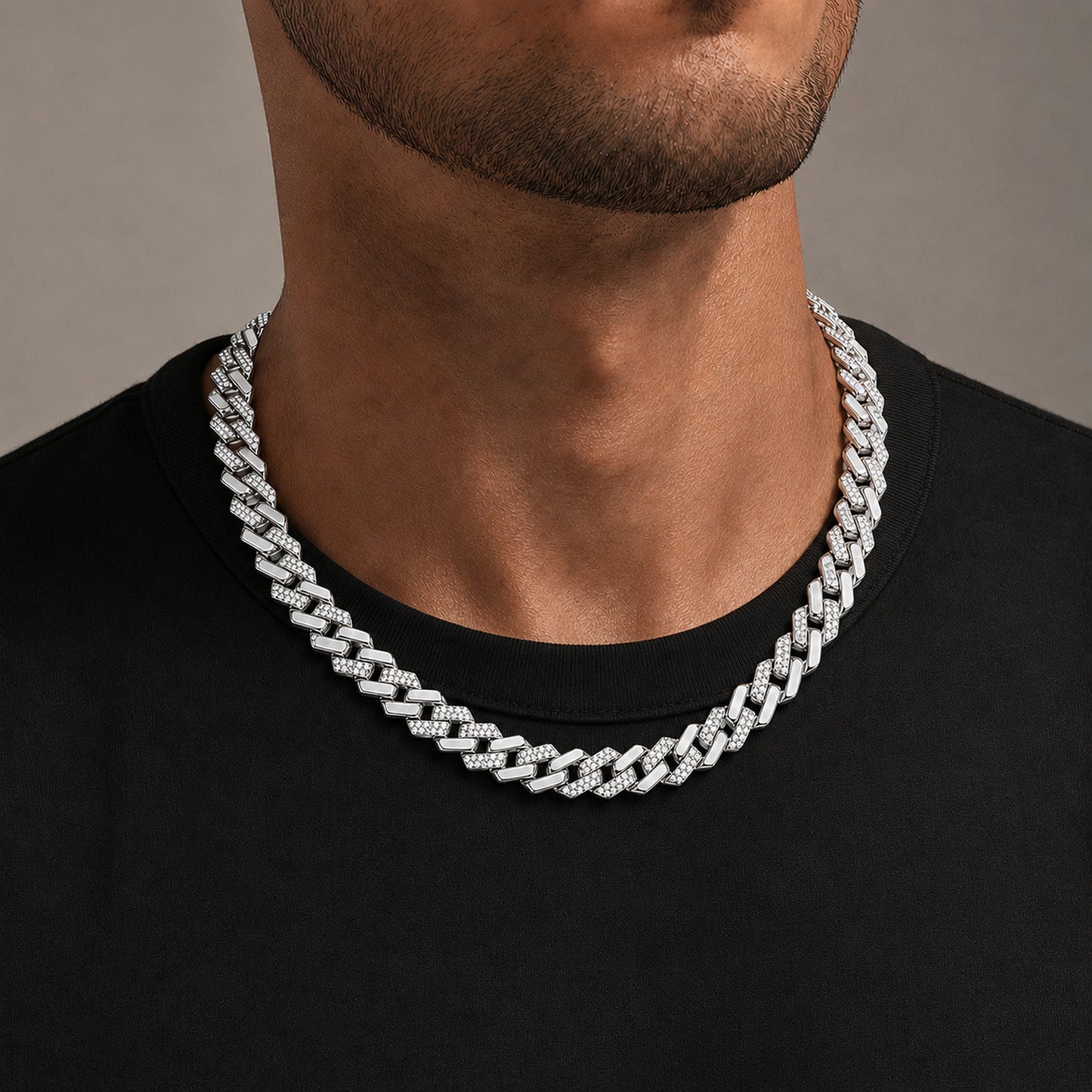 925 Sterling Silver Men’s Cuban Chain