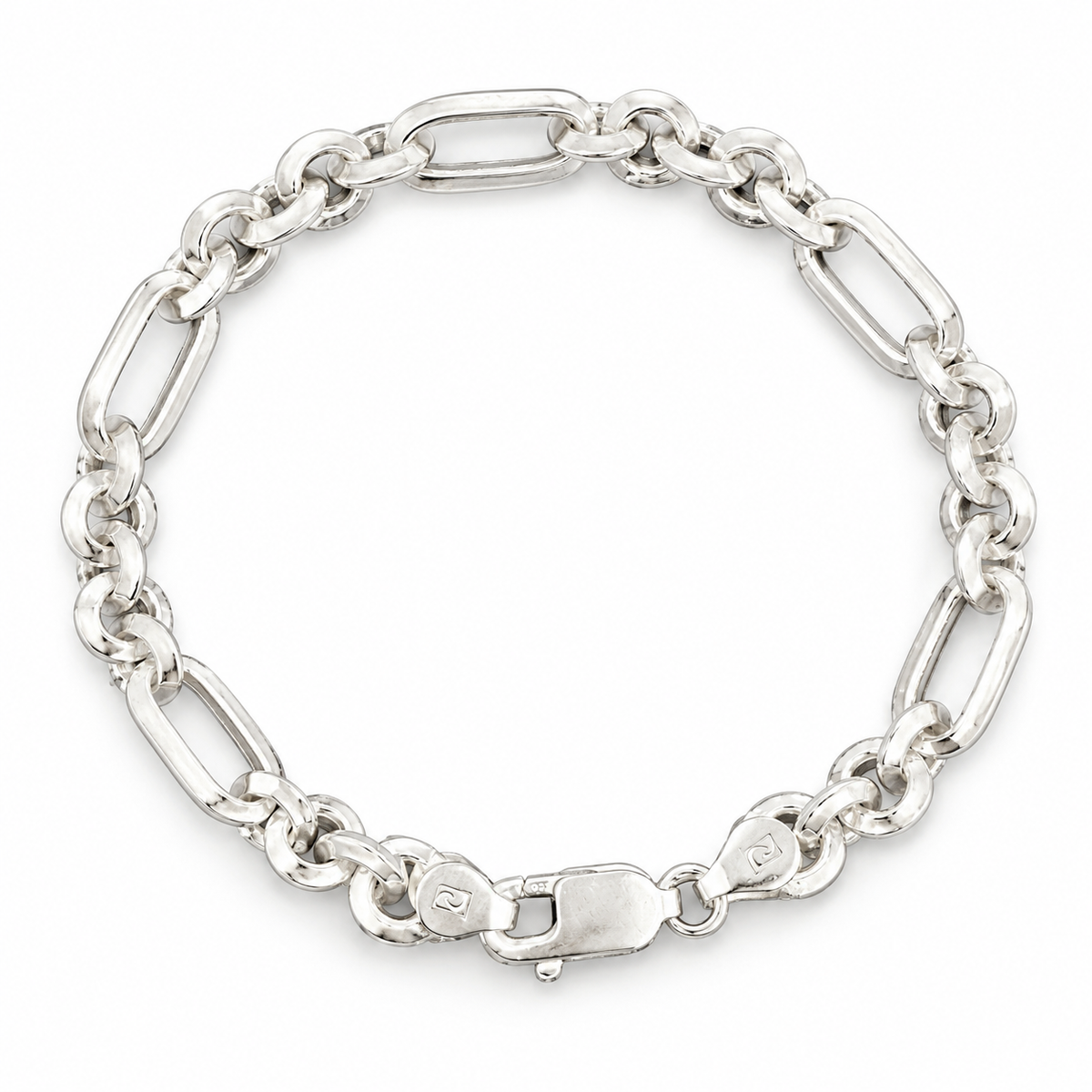 Veyron Sterling Silver Men’s Bracelet