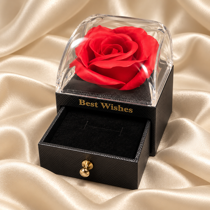 Black Rose Jewellery Gift Box