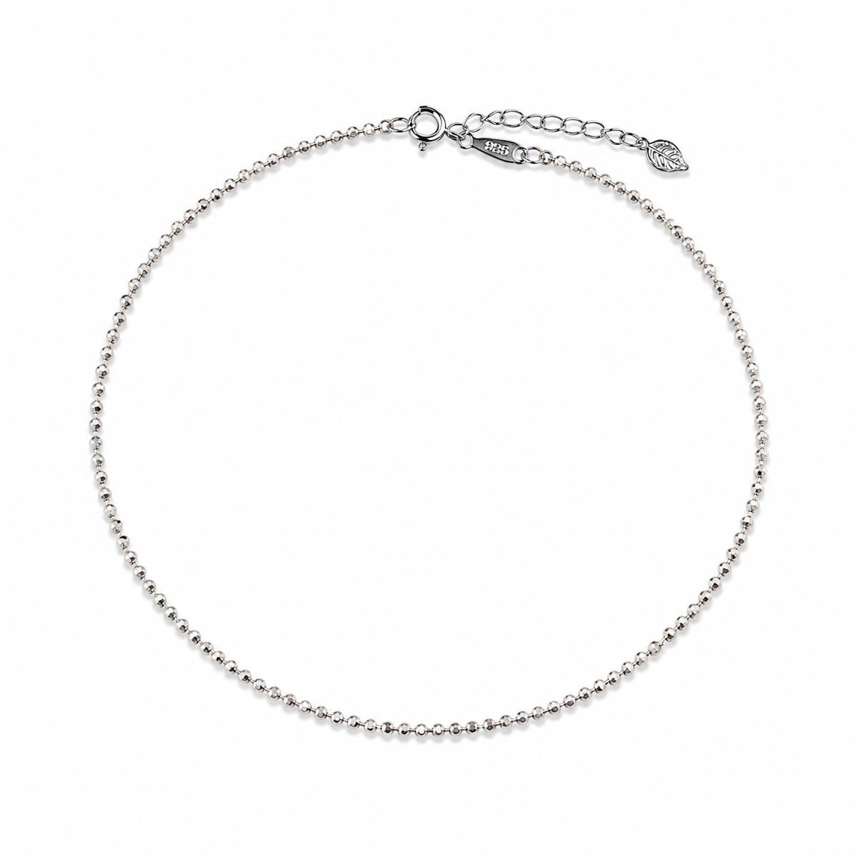 Vzyra Minimalist Ball Chain Anklet