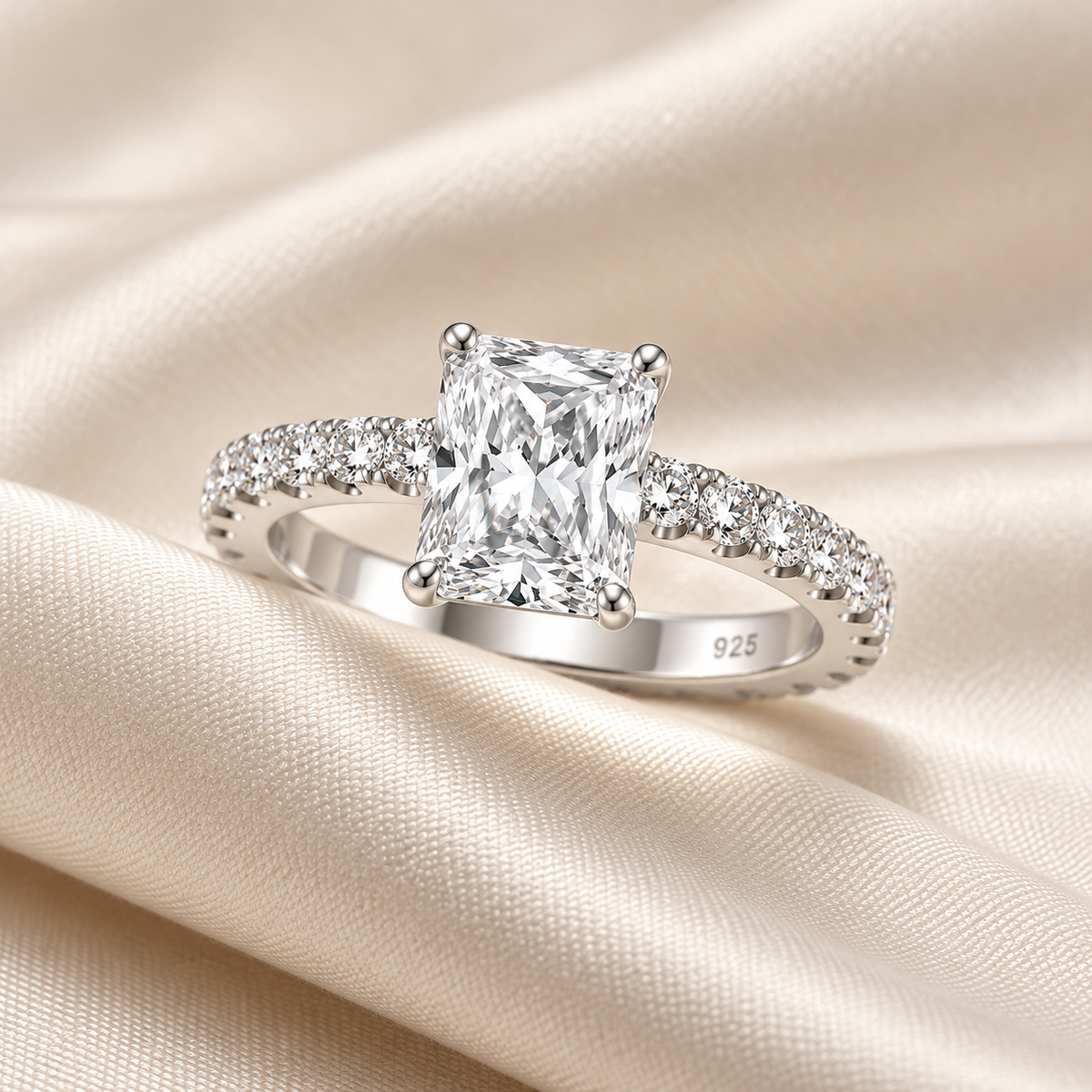 Radiant Cut Solitaire Ring