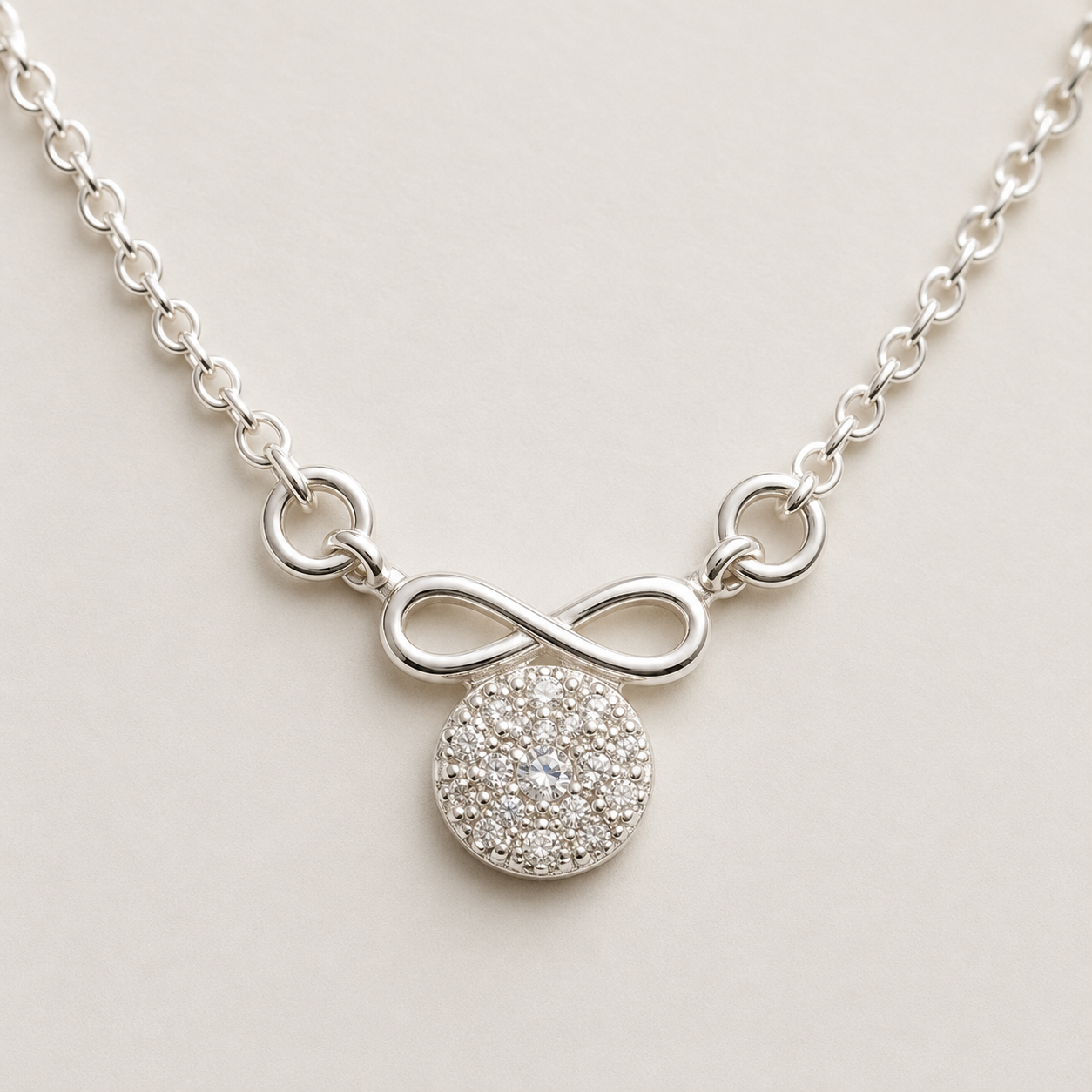 Eternal Spark 925 Silver Mangalsutra Necklace