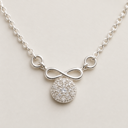 Eternal Spark 925 Silver Mangalsutra Necklace