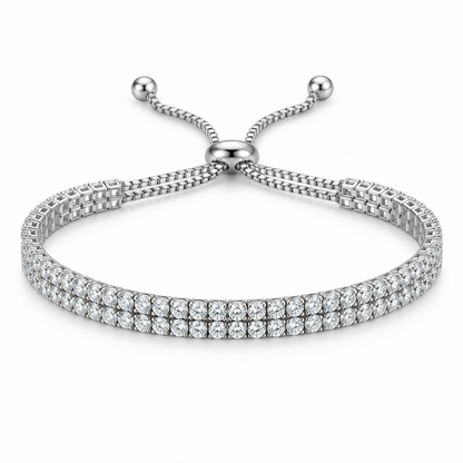 Two-Row Tennis Bracelet