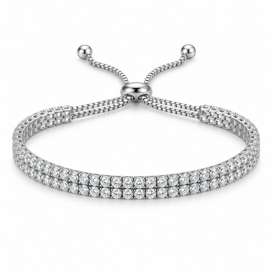 Two-Row Tennis Bracelet