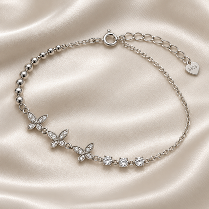 Butterfly Grace Silver Bracelet