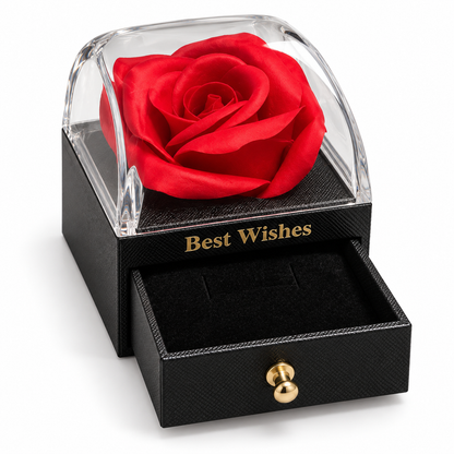 Black Rose Jewellery Gift Box