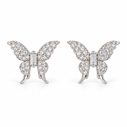 Flutter Butterfly Stud Earrings