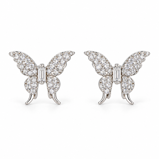 Flutter Butterfly Stud Earrings