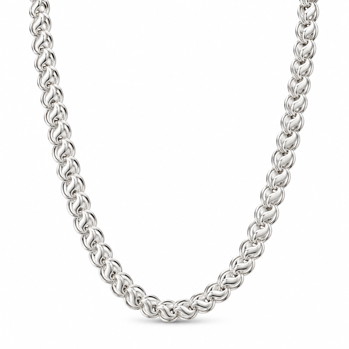 Men’s Lotus Silver Chain