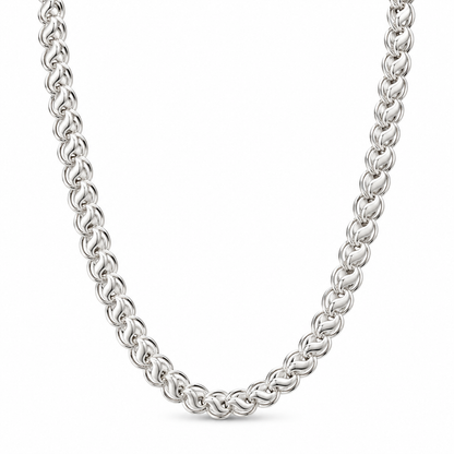 Men’s Lotus Silver Chain