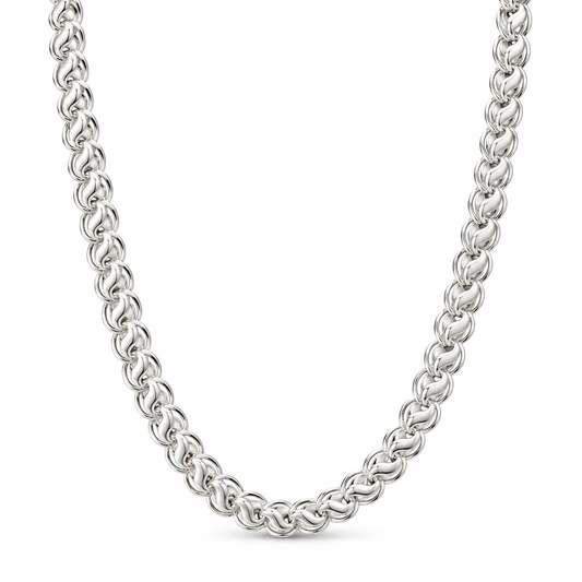 Men’s Lotus Silver Chain