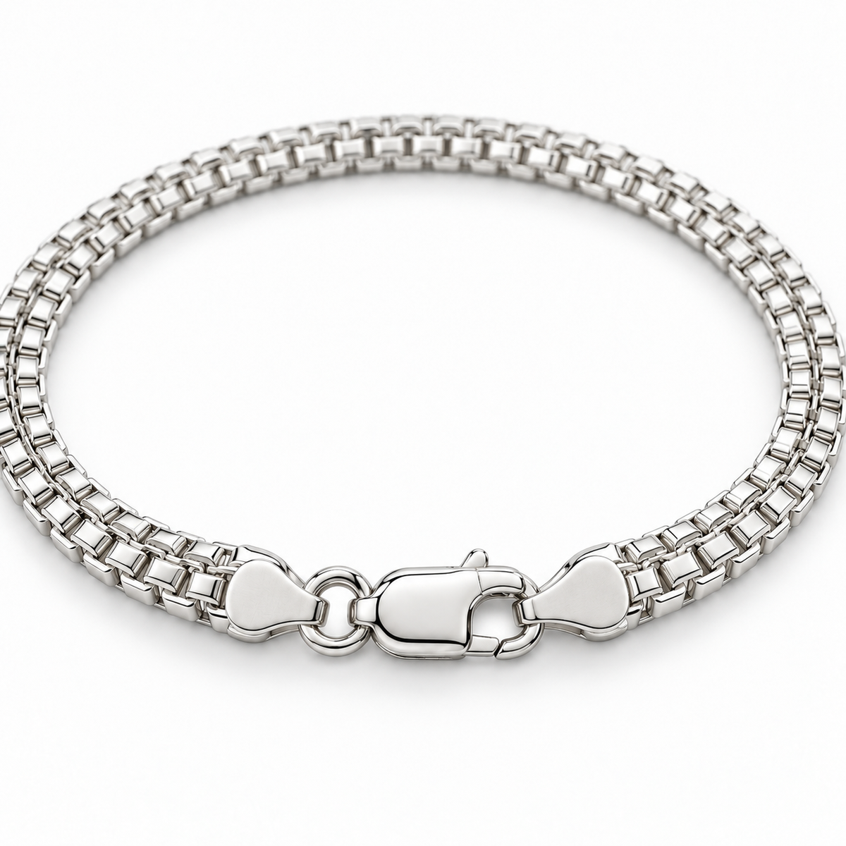Men’s Silver Cavryn Signature Link Bracelet