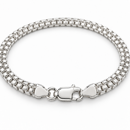 Men’s Silver Cavryn Signature Link Bracelet