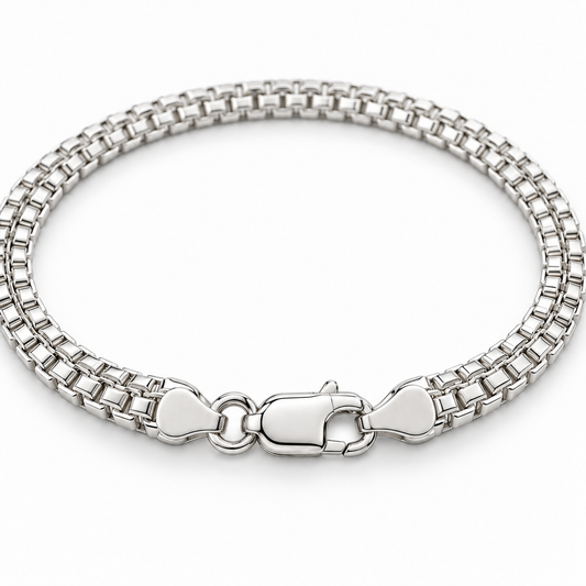 Men’s Silver Cavryn Signature Link Bracelet