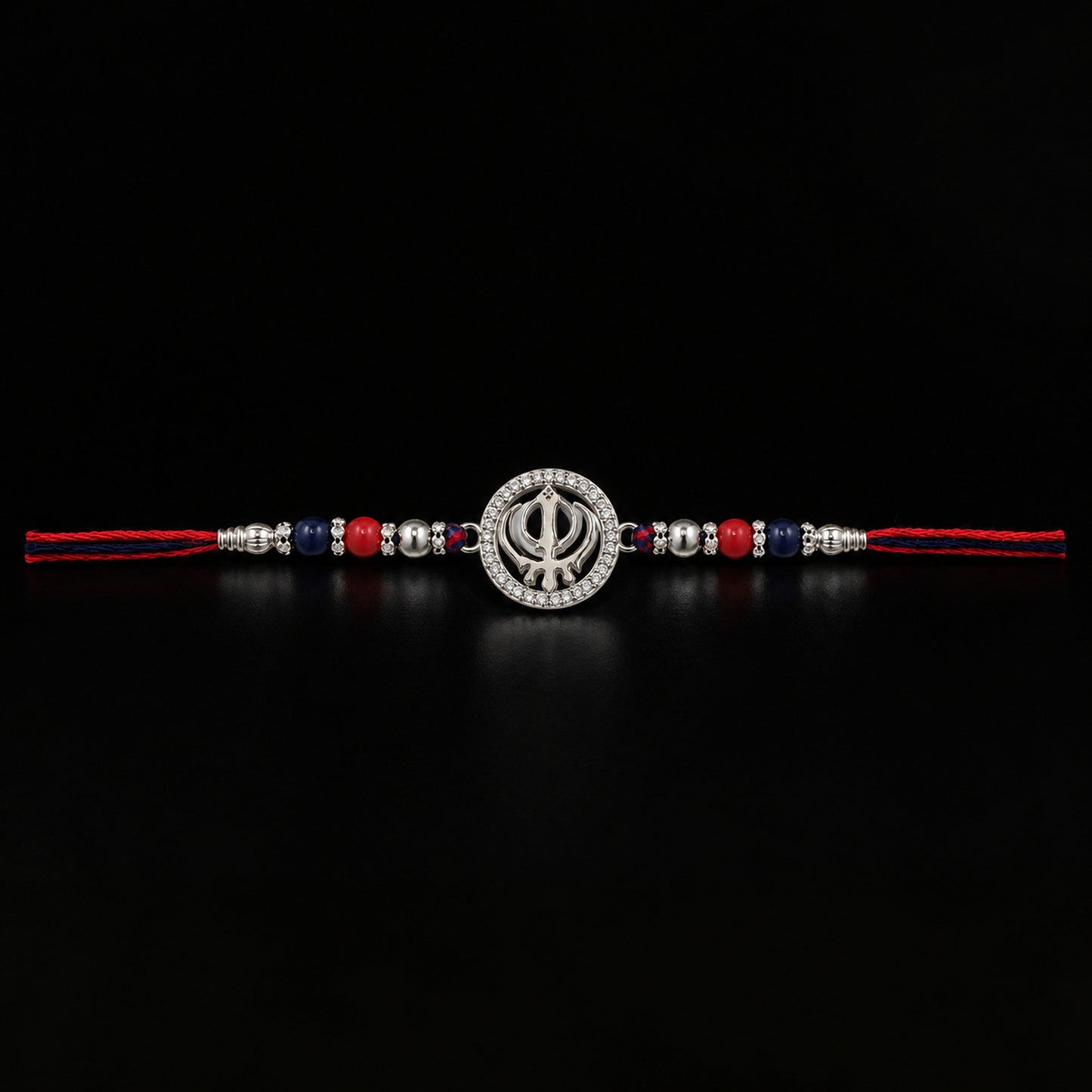 Silver Khanda Rakhi