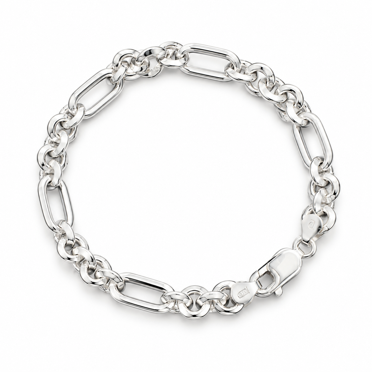 Men’s Aurev Link Silver Bracelet