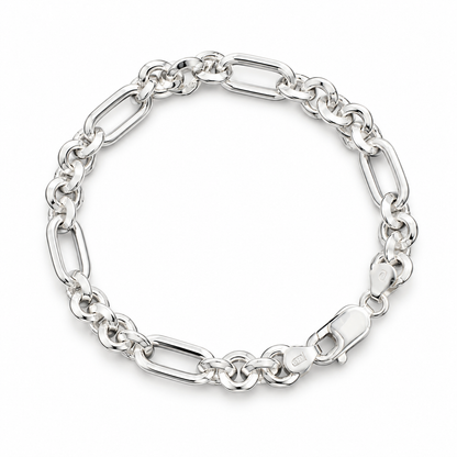 Men’s Aurev Link Silver Bracelet