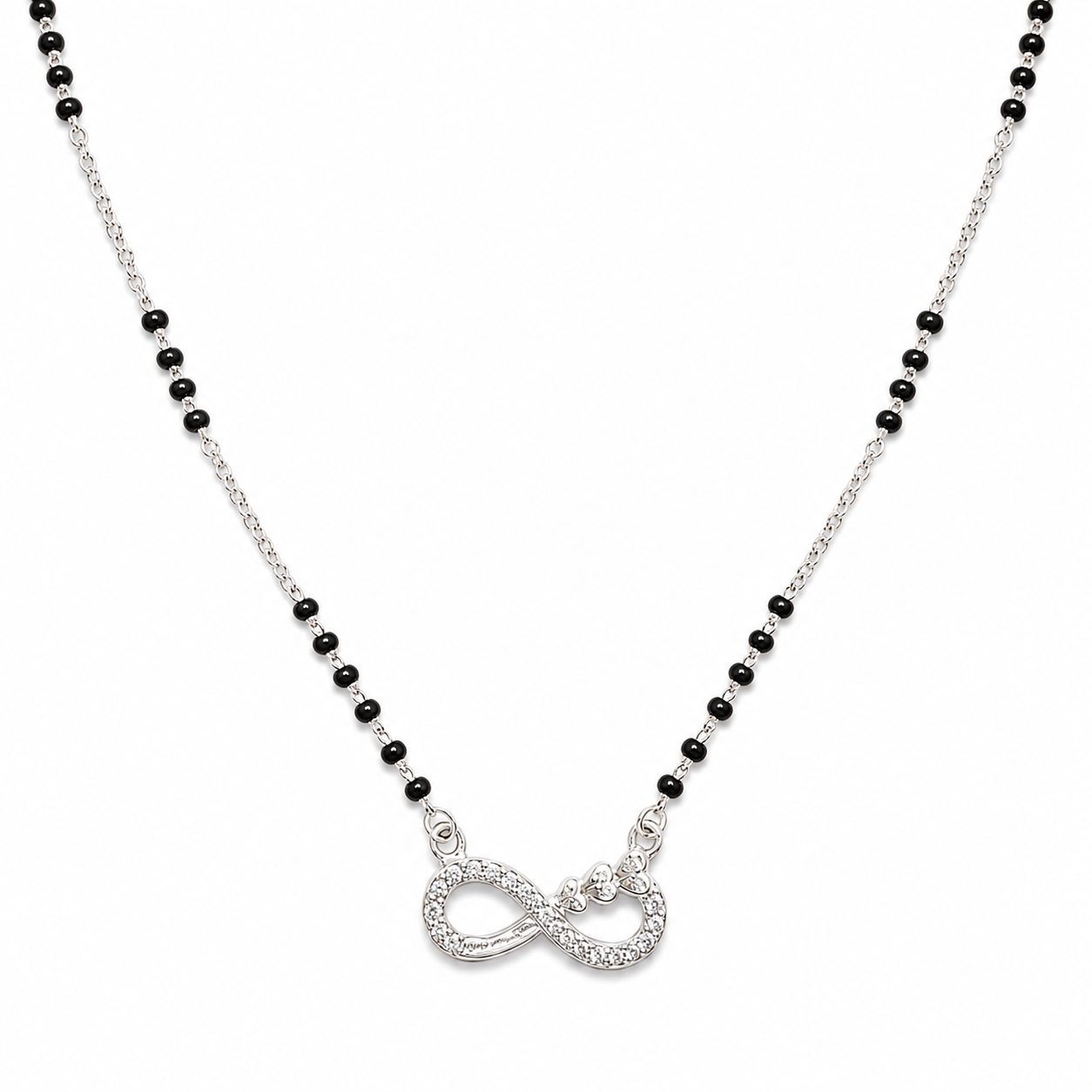 Forever Grace 925 Silver Infinity Butterfly Mangalsutra