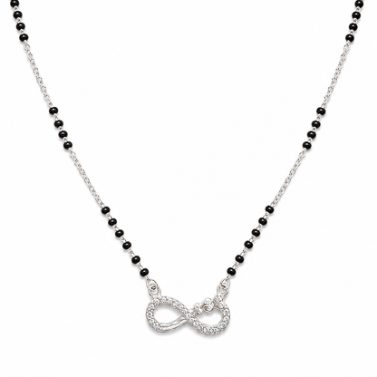 Forever Grace 925 Silver Infinity Butterfly Mangalsutra