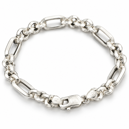 Veyron Sterling Silver Men’s Bracelet