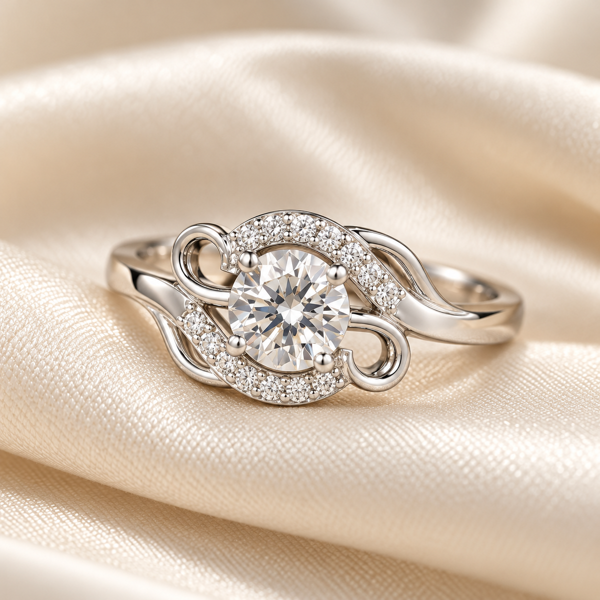 Celeste Swirl Ring
