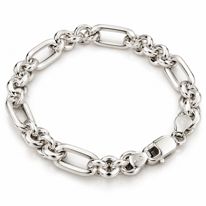 Men’s Aurev Link Silver Bracelet