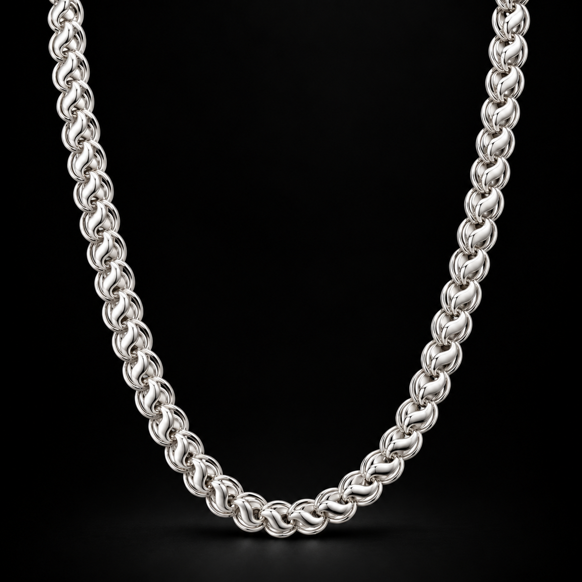 Men’s Lotus Silver Chain