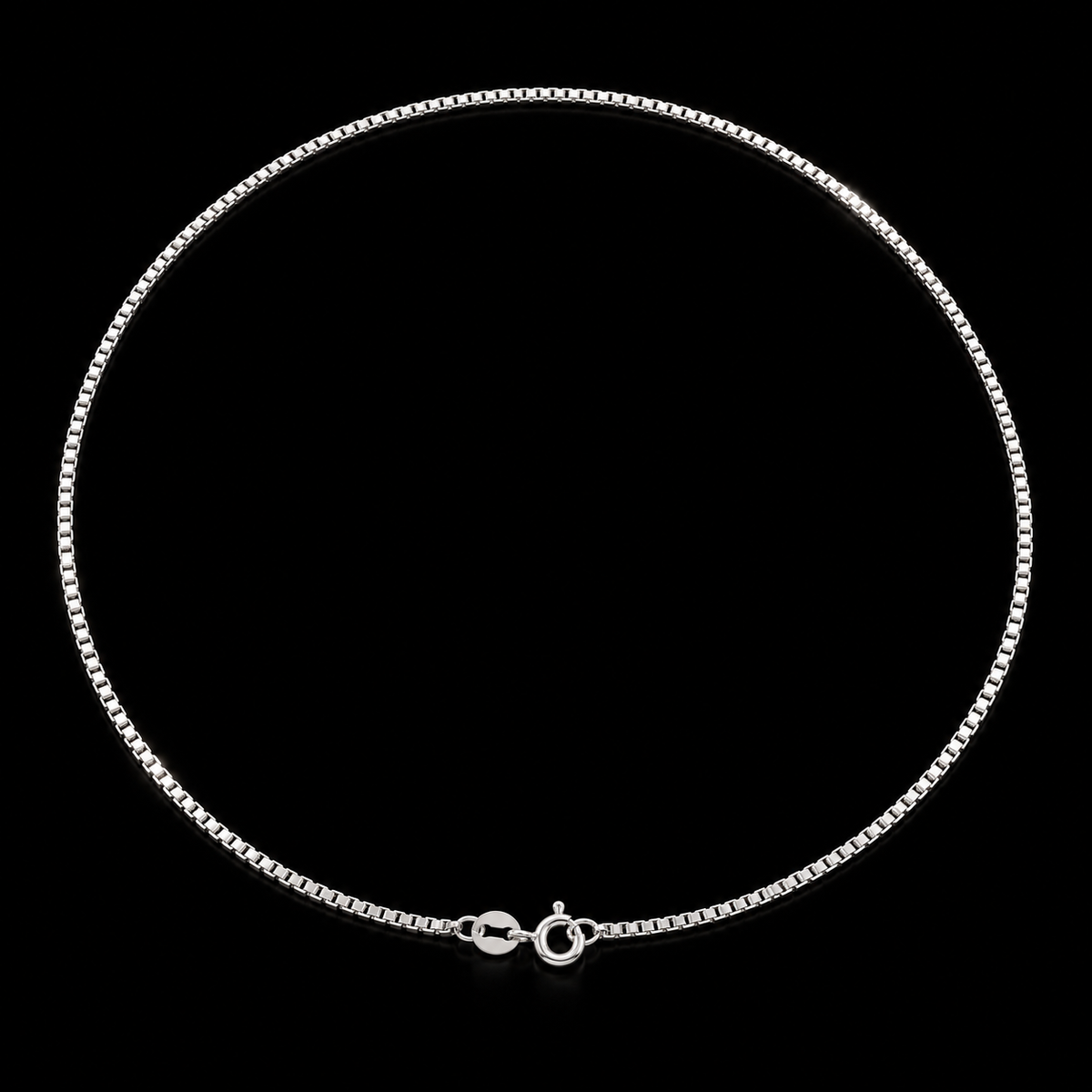 Silver Men’s Box Chain