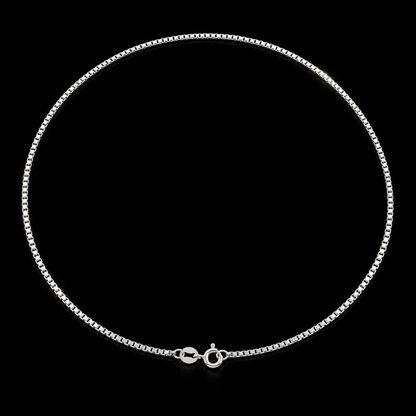 Silver Men’s Box Chain