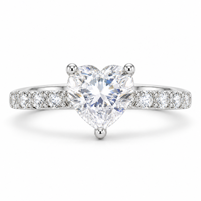 Heart Cut Stone Ring