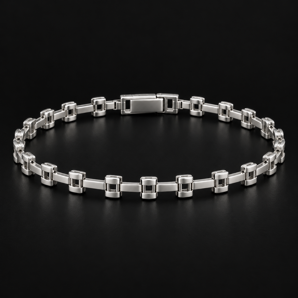Men’s Geometric Link Bracelet