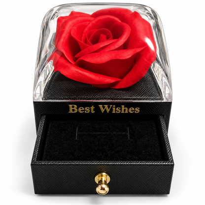 Black Rose Jewellery Gift Box
