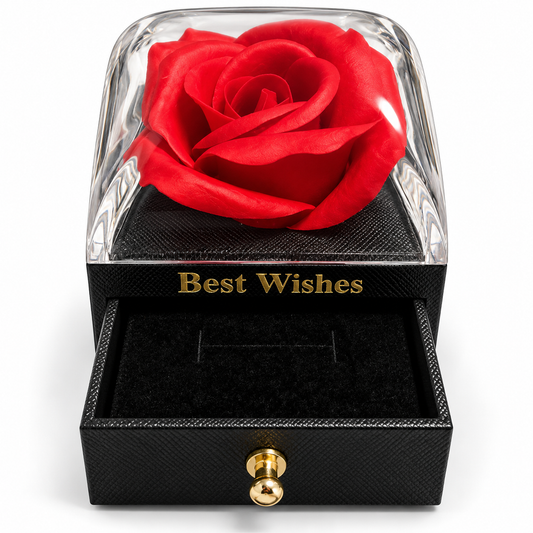 Black Rose Jewellery Gift Box