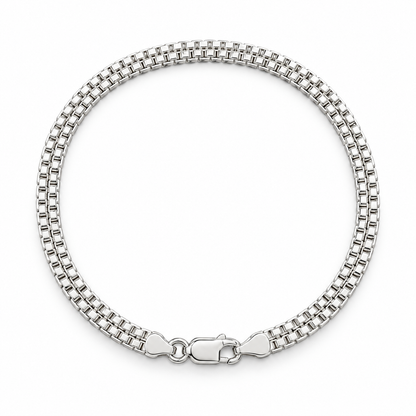 Men’s Silver Cavryn Signature Link Bracelet