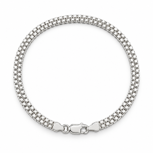 Men’s Silver Cavryn Signature Link Bracelet