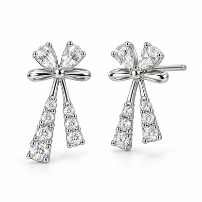 Shimmer Bow Earrings
