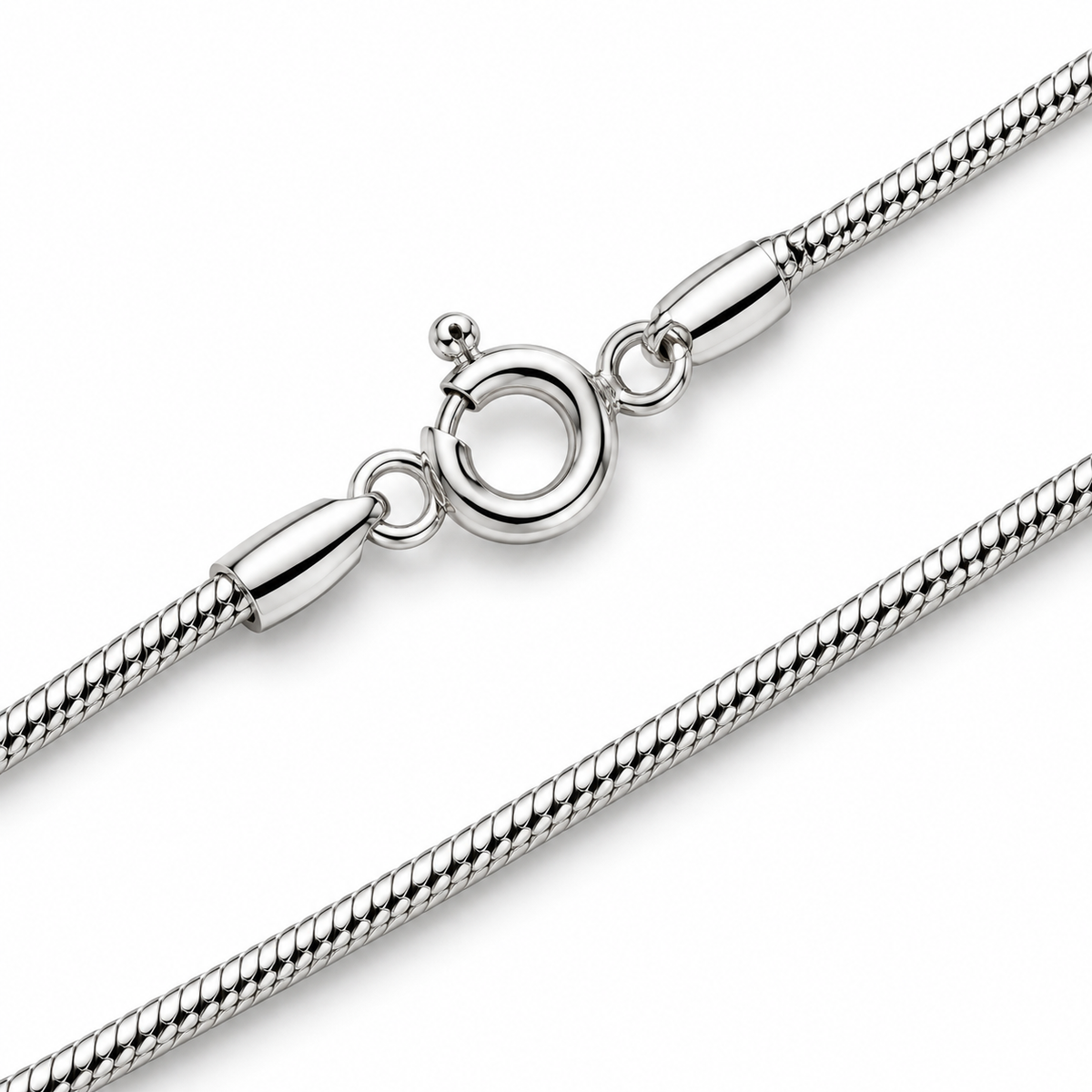 Silver Men’s Snake Chain