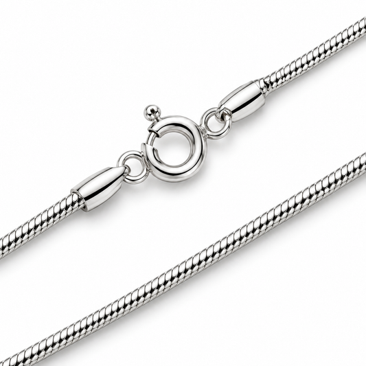 Silver Men’s Snake Chain