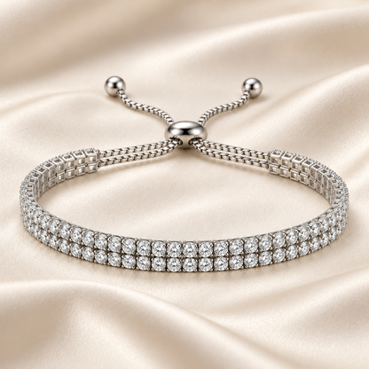 Two-Row Tennis Bracelet