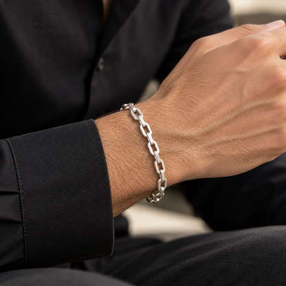 Men’s Silver Velmont Link Bracelet