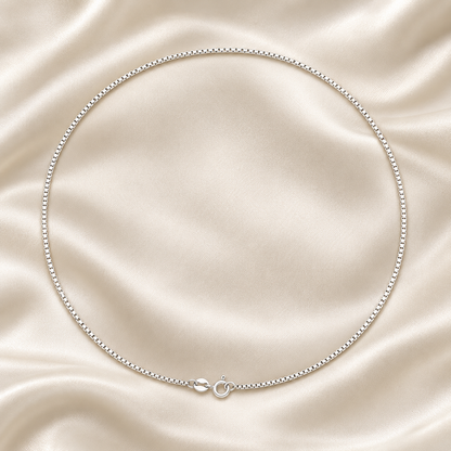 Silver Men’s Box Chain