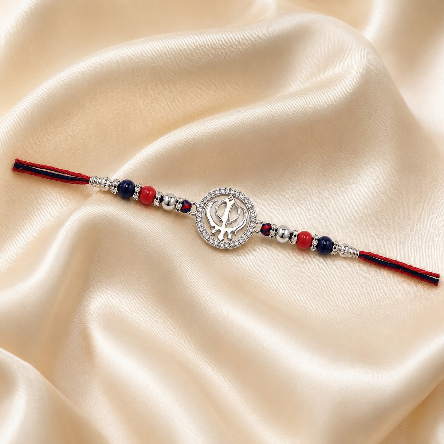 Silver Khanda Rakhi