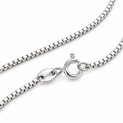 Silver Men’s Box Chain