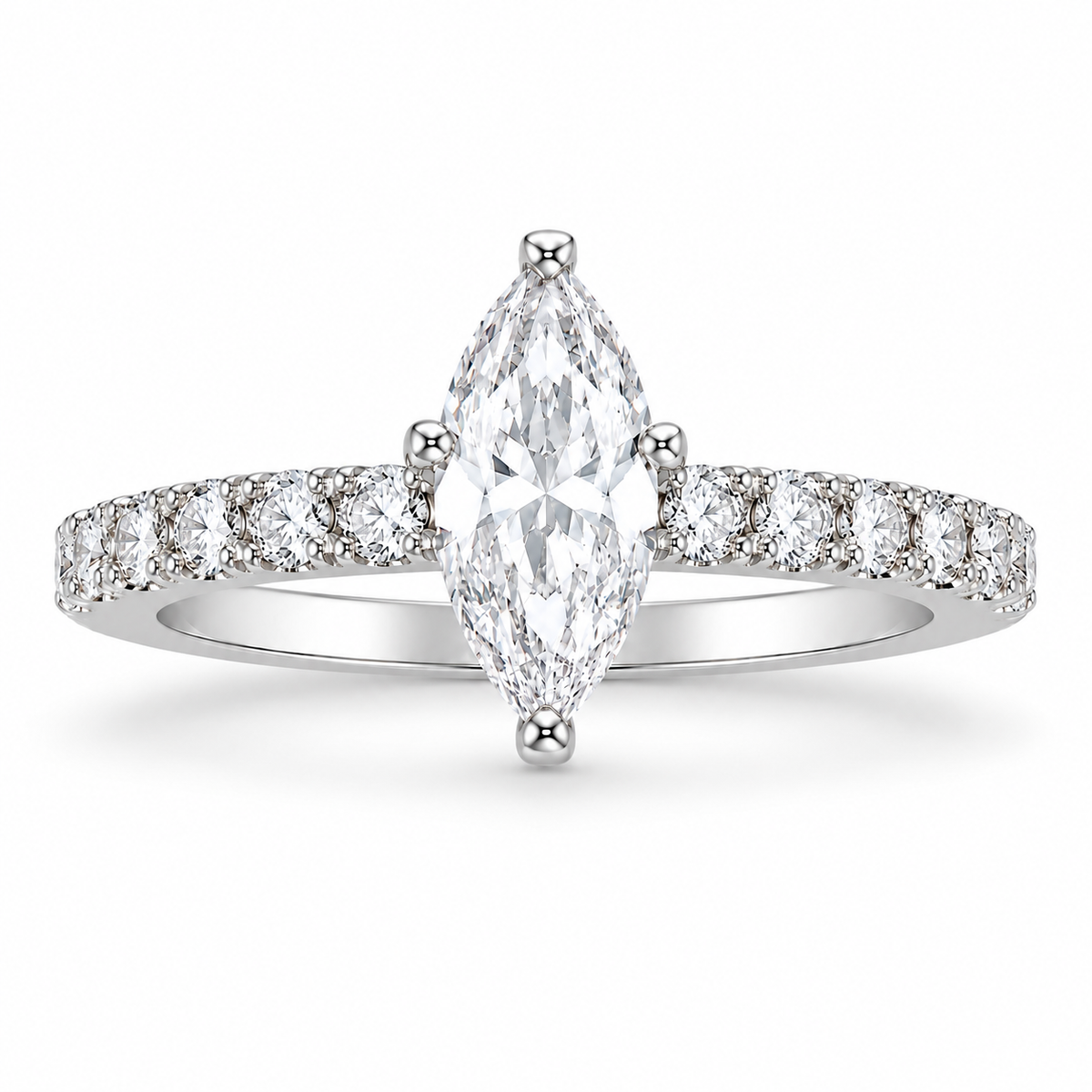Marquise Cut Stone Ring